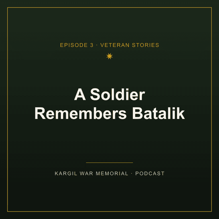 Episode artwork for the podcast "A Soldier Remembers Batalik"